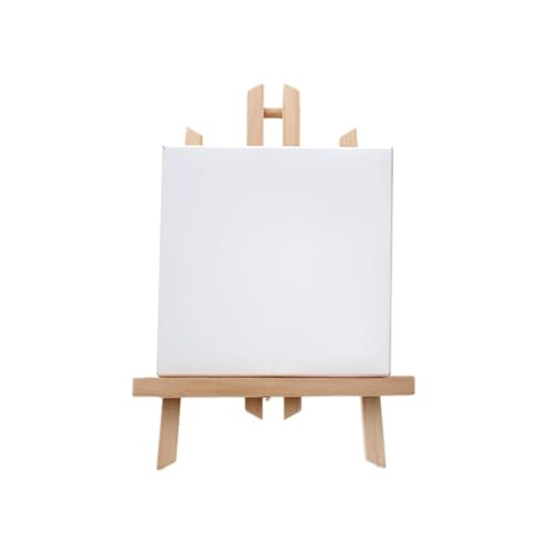 Chevalet de table pour peintures dessins panneaux HAKZEON support bois 20x40