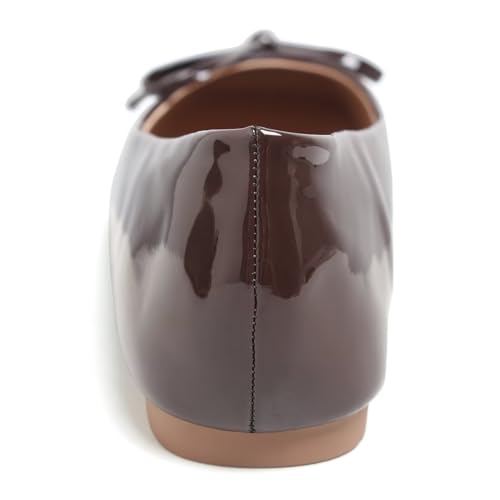 Image of Dear Time Women's Casual Foldable Ballet Flats Square Toe Ballerina Flats Shoes Comfortable