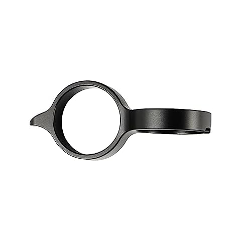 Brinyte Tactical Flashlight Finger Ring (Black), Compatible PT16 Tactical Flashlight Cover