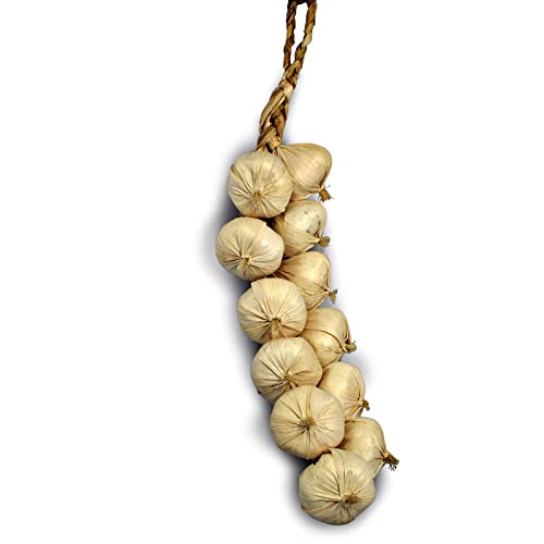 Artificial Garlic String for Home Decor - 1 Piece Fake Garlic for Shop Display (FF7)