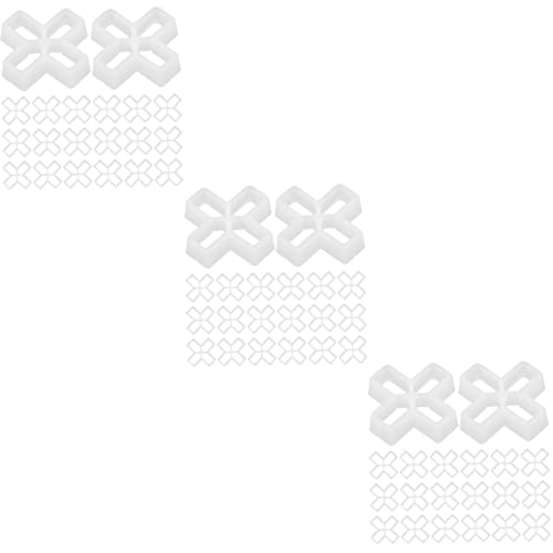 OSALADI 300pcs Tile Spacer for Tile Leveling System Spacers Porcelain for Floor Tiling Bathroom and Patio Use