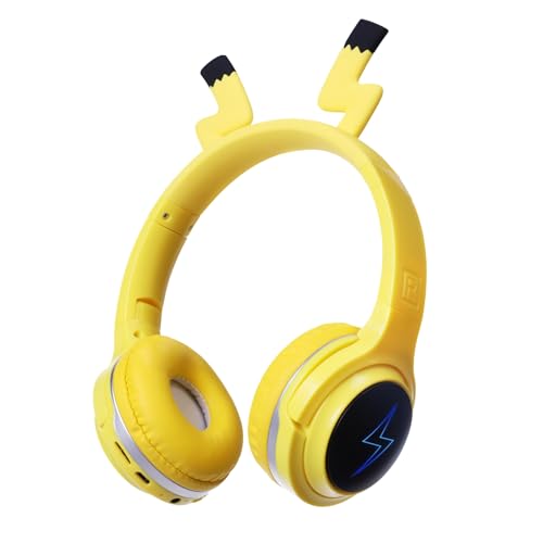 YLFASHION Wireless Kids Headphones with 7-Color LED Lights...