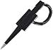 Pack of 5 Counter Coil Corded Wedgy Pen with Adhesive Backing, Black Ink