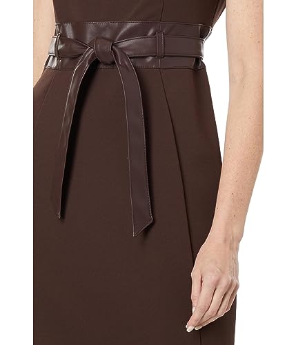 Calvin Klein Women's Crepe Short Sleeve Event Dress3