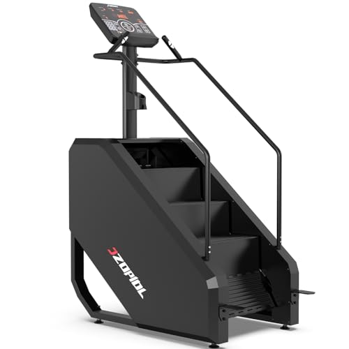 Image of Stair Machine, Commercial Grade Stepmill Machine, Stair Stepper with LCD Screen, Cardio and Lower Body Workouts, 450LBS, 15-164 Steps /Minute