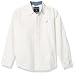 Nautica Boys' Solid Twill Long Sleeve Woven Shirt