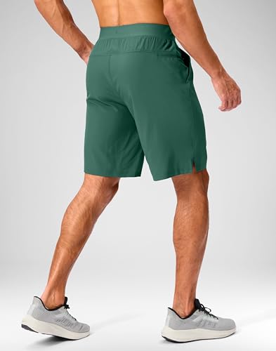 Image of Soothfeel Men's Running Shorts with Zipper Pockets 9 inch / 7 inch / 5 inch Quick Dry Eight Basketball Gym Workout Athletic Shorts