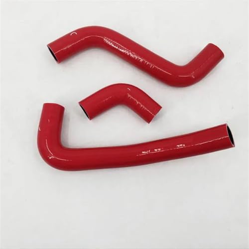 Tubo refrigerante per radiatore Scion per XB per XA per BB 2004 2005 2006 2007 Kit tubo flessibile in silicone per radiatore auto tubo dell'acqua del liquido di raffreddamento (rosso)