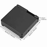 Full Housing Case Shell Replacement for GBA SP, Protective ABS Shell Case with Buttons Repair Parts Kit for Gameboy Advance SP (Black) - Image 8