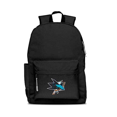 Denco San Jose Sharks Lightweight 17” Campus Laptop Backpack - Ideal for the Gym, Work, Hiking, Travel, School, Weekends, and Commuting
