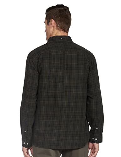Image of Marks & Spencer Mens Solid Polyester Blend Collared Neck Regular Fit Easy Iron Shirt (Pack of 2)