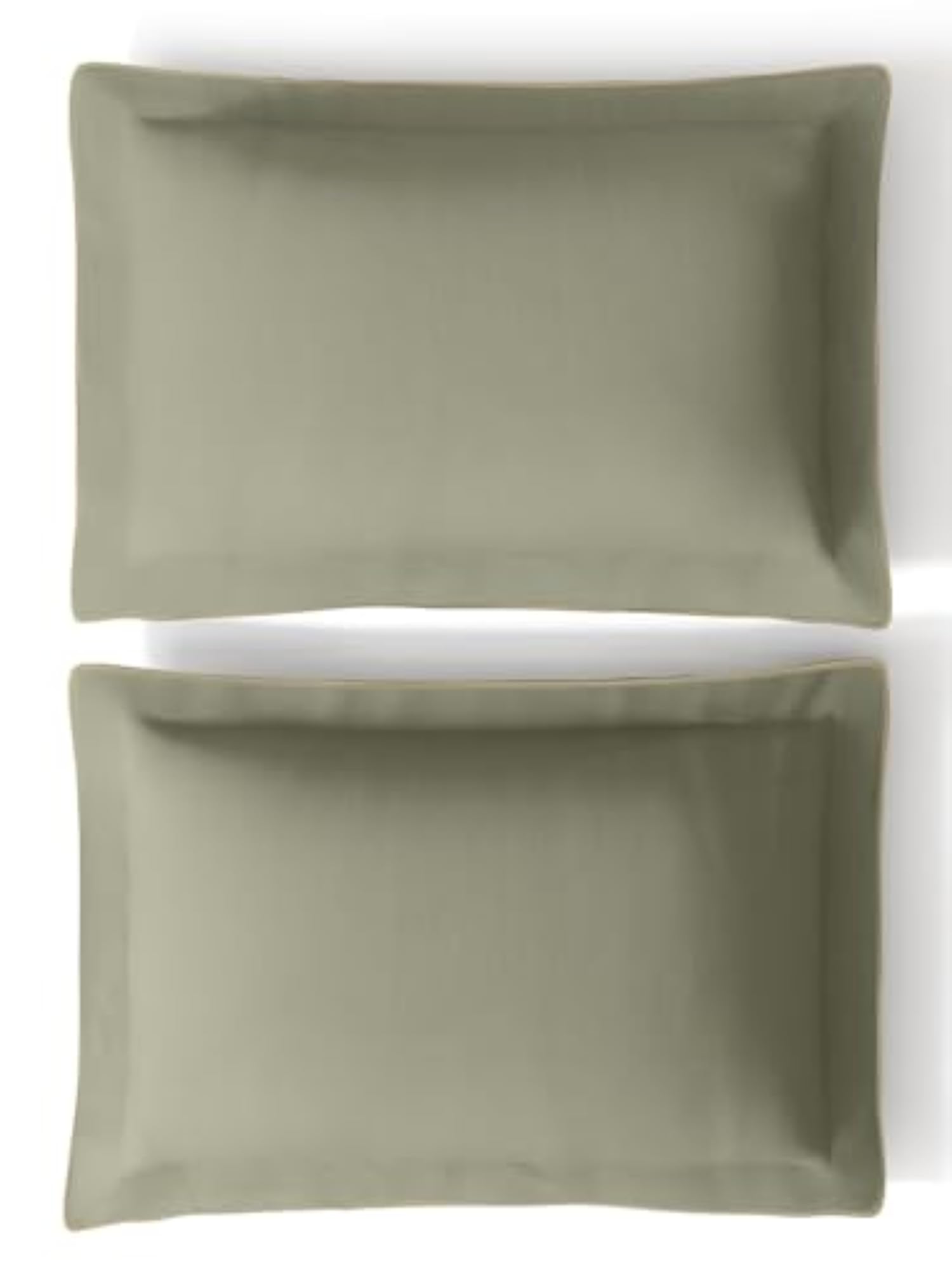 Sansaar 300 TC King Embroidered Bed Sheet with 2 Pillow Covers, Moss Grey