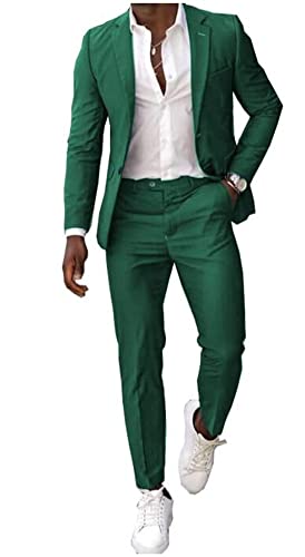 Business Men Suits(Jacket+Pants) Wedding Tuxedo Grooms Office Suits