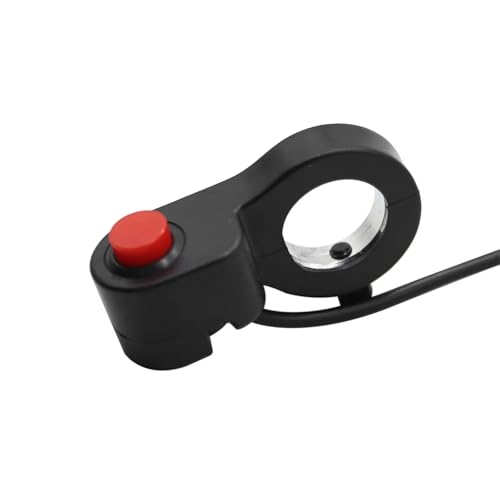 Bouton de commande de klaxon moto guidon universel 22mm signal sonore fiable