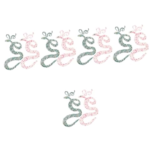 Patch de strass serpent de qualité supérieure pour couture exquise
