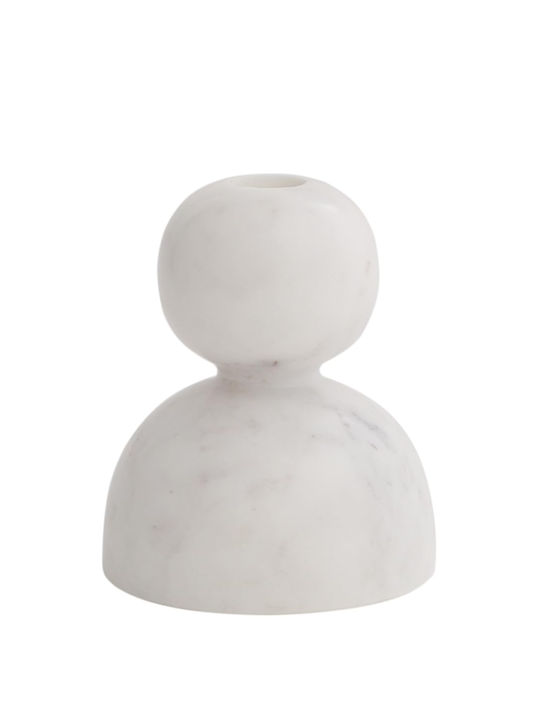 NikkisPride Luxury Marble Candle Holder | White Natural Marble Tealight Holder | Handmade Table Accent for Home, Office, Living Room, Meditation, Spa, Gift, Wedding Decor 3