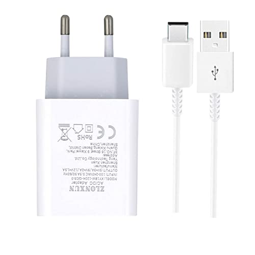 ZLONXUN Chargeur Rapide pour Huawei Mate 20 Pro/20 Lite/P30 Lite/P20 Lite, Nova 5T/8i/9, Huawei P30/P30 Pro/P40 Lite/P10/P9/Plus, Honor 10/20/View 20/9X/G9.avec Câble USB-C