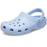 Crocs Unisex-Adult Classic Clog, Clogs for Women and Men, Blue Calcite, 5 Men/7 Women