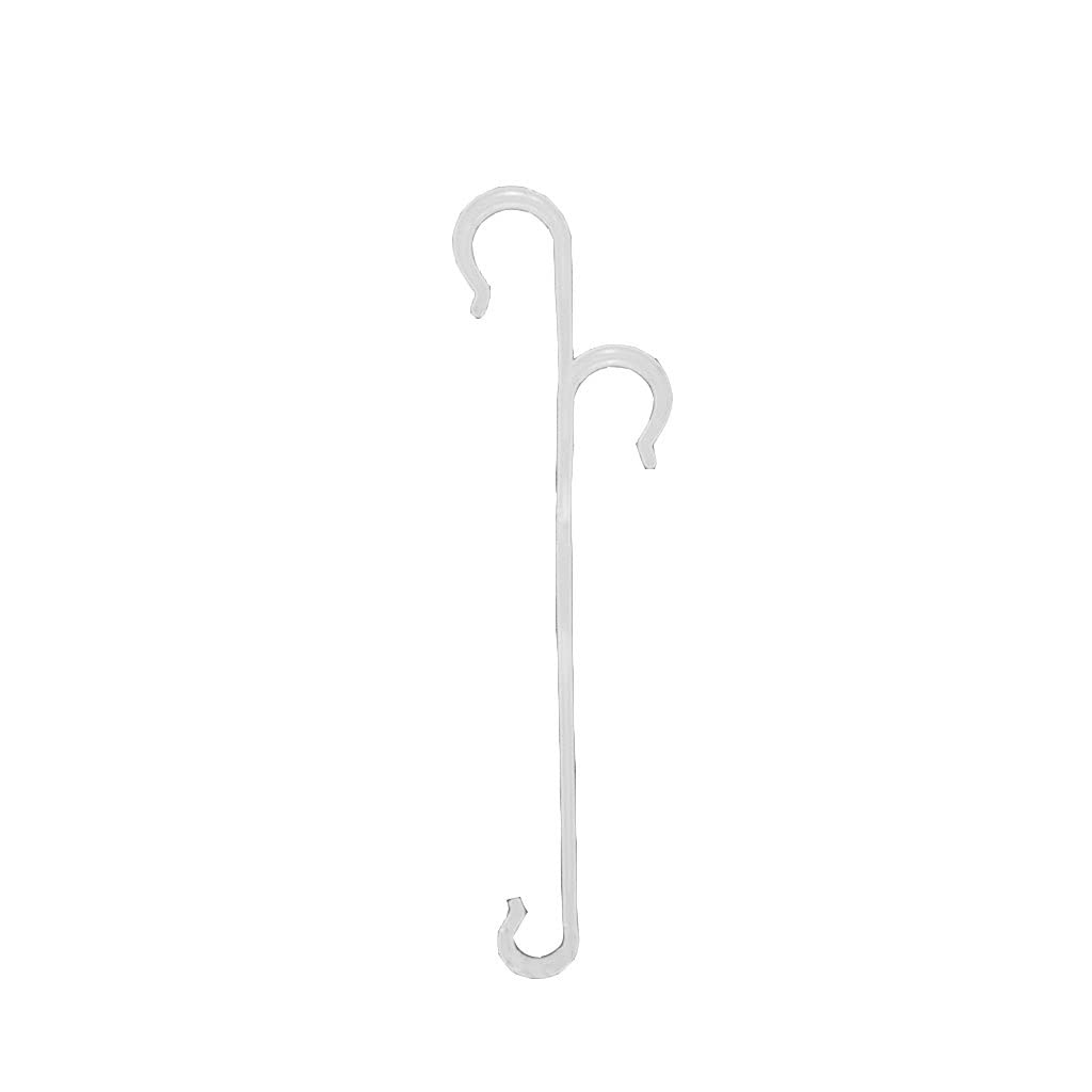 Weitingkkk One Color Plant Ties, Pack Of 100 J Shaped Cherry Tomato Ear Hook, Vine Trellis Fastener Clips, 9.5Cm 16Cm(16Cm)