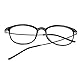 Suertree Blaulichtfilter Distanz Brille Leichte Kurzsichtige Brille Mode Myopia Brillen TR90 für Damen Herren Schwarz -0.5 Dioptrien
