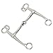 Full Cheek Snaffle Bit for Horses, Stainless Steel 125mm Jointed Mouth Filete de Caballo - Durable Training Equipment with Turn Cheek, Comfortable Fit for Horse Riding
