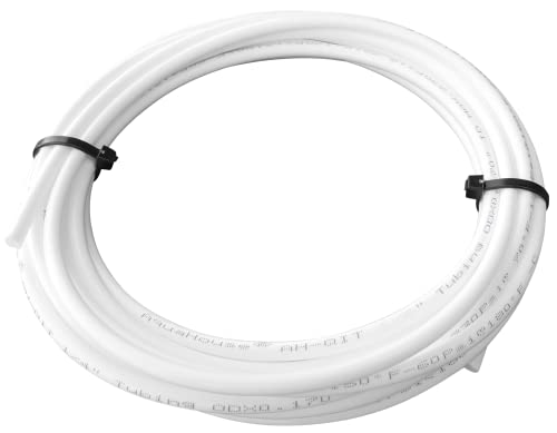 AquaHouse Tuyau d'eau pour filtres à eau, réfrigérateurs, distributeurs d'eau et glace – Blanc – 5 m de long