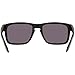 Oakley mens OO9102 Holbrook Square Sunglasses, Matte Black/Prizm Grey, 57 mm