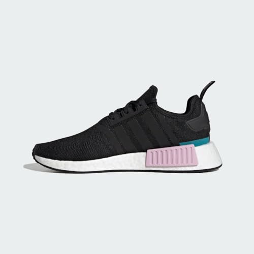 Image of adidas NMD R1 Shoes Men Casual Running Shoes IG3077 (Black /Black /White), Size 6