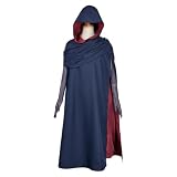 Helltaker Mens Cosplay Costume Men Cape Pants with Gloves Full Set for Halloween Party