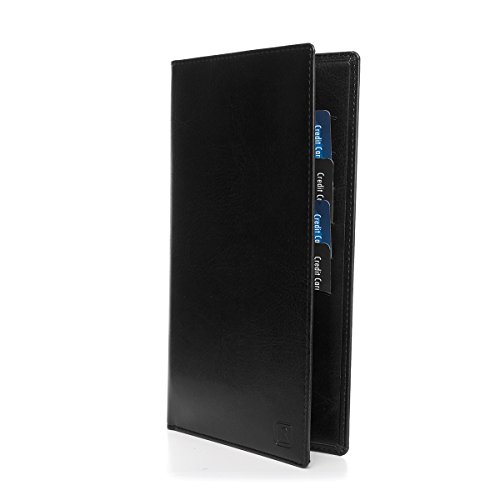 Preisvergleich Produktbild OPTEXX Reiseorganizer Reisedokumententasche Reisepasshülle Christoph RFID Schutz TÜV bestätigt (Schwarz)