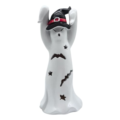 Ghost decoration halloween sculpture résine ornement table - 2