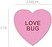 Valentine Candy Hearts Stickers / 500 Valentine's Day Labels / 1 1/8