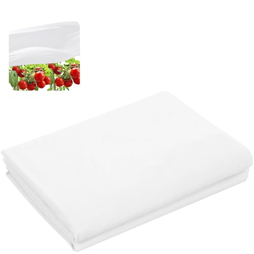 DECOHS 20 x 10 Ft Plant Sun Protection Cloth, Garden Plant Shade Cloth, Non-Woven White Light...