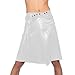 Uniform Women's & Men's Adjustable High-Waist Maxi Kilt, Latex with Rivet Details for Fashion Events and Theme Wear,Pink,3