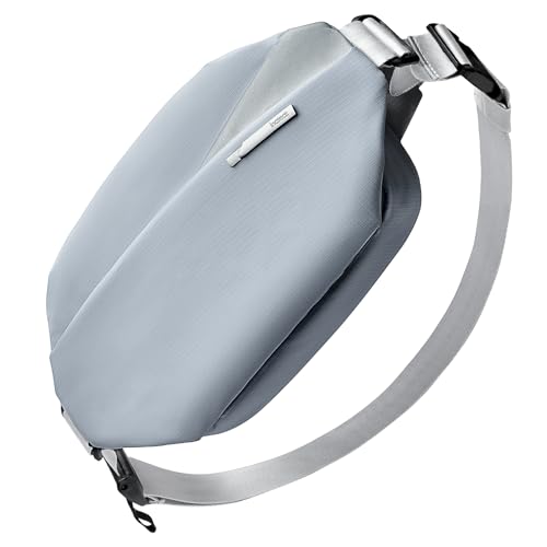 Image of Inateck Sling Bag, Stylish Crossbody Bag with Adjustable Shoulder Strap, Water-Resistant Shoulder Bag for Men and Women Multipurpose Sling Bag (Gray Blue)