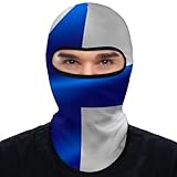 WOEZKEX Flag of Finland Balaclava Men Women Lightweight for Ski Hunting Cycling Fishing