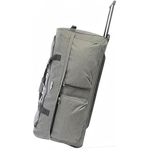 Borderline 30" Large Wheeled Holdall Bag Suitcases with Wheels 96 Litre Luggage Travel Bag Trolley Case Cover
