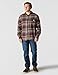 Carhartt Men's Rugged Flex Relaxed Fit Midweight Flannel Long-Sleeve Plaid Shirt, Dark Sepia, Medium