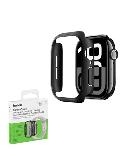 Protection d'écran Apple Watch Series 10 46mm Belkin coque antichoc sport noir