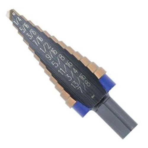 Irwin Tools IRWIN 10233CB Unibit 1/16-Inch 9-Steps Cobalt Alloy Steel Step Drill Bit