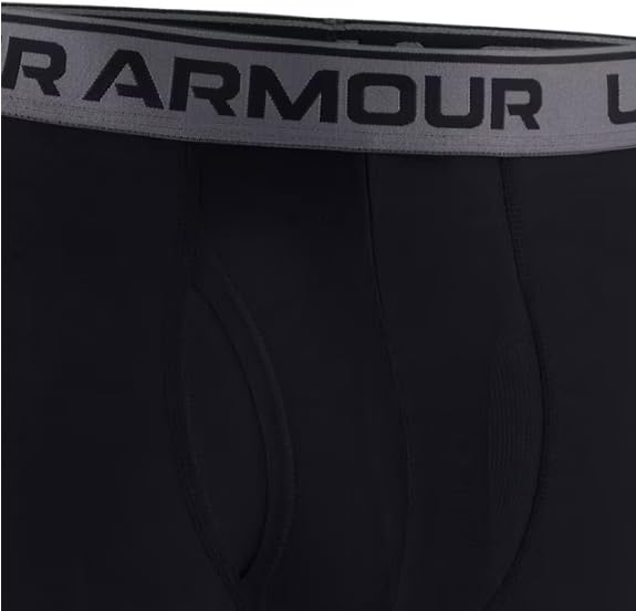 Image of Under Armour mens Multi-pack Performance Tech Boxerjock Brief, 6 inch Inseam, All-day Comfort & Soft