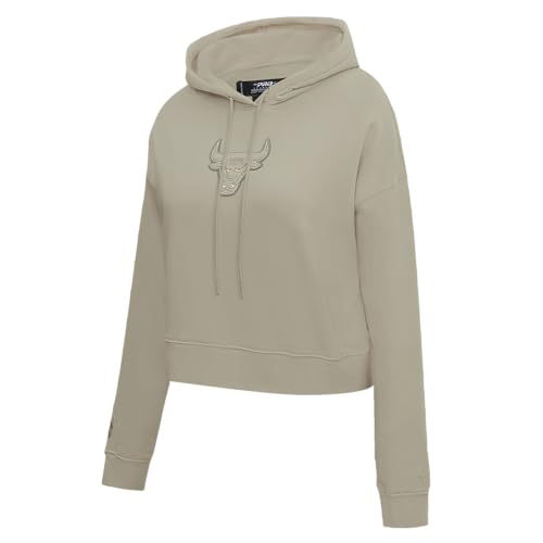 Sudadera corta Pro Standard con acabados premium en gris pardo 2