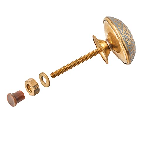La Mejor review de Rosco pasa palabra favoritos de las personas. 26 6 pomos de latón hechos a mano, pomos de gabinete de latón blanco, pomos de cajón ideales para cualquier hogar, cocina u oficina, estos pomos para cambiador vienen con 1 llave y...
