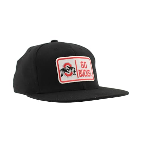 Gorra Oficial Ohio State Buckeyes Ajustada Negra, Large miniatura 5