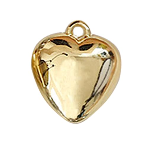 YUGSHNKFC 1 por Ciento Lisabos Carros De Cuentas Colgante Pelota Sólida Hinchazón Colgante Corazón DIY-Joy-Jewelry Suministros con Joyas Agujeros Que Fabrican Suministros