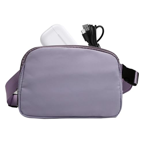 Riñonera – Riñonera | Riñonera | Riñonera | Riñonera de viaje casual | Riñonera impermeable | Riñonera de viaje | Riñonera ligera y delgada para teléfono celular, llaves, cartera, Lavender, Refer to