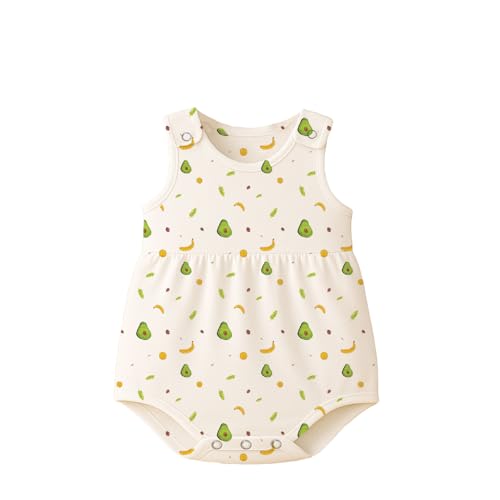 Image of MOM'S HOME Girls Frock Style Onesie | Stylish Organic Cotton Baby Dress Bodysuit for Newborn & Infant Girls | Pack of 1
