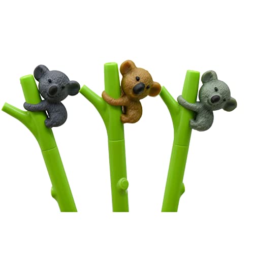 Set de 24 bolígrafos gel con diseño de koala miniatura 3