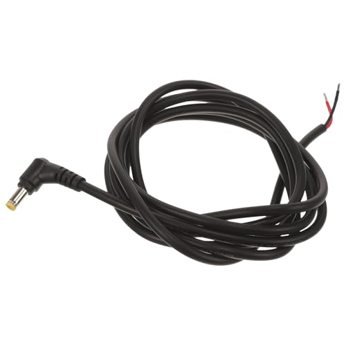 BESPORTBLE Câble d'alimentation CC 2 M Prise Mâle Coudée 5,5 X 2,5 Mm Câble 0,75 Mm² Haute Capacité Courant pour Appareils Domestiques et Audio
