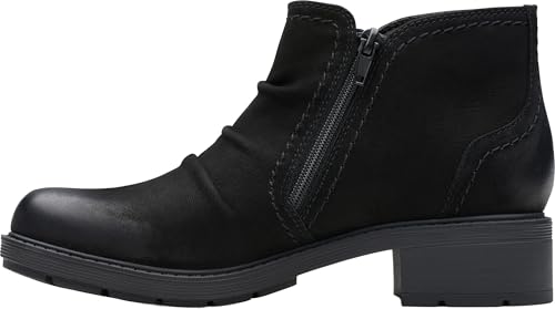 Clarks Clarks Womens Hearth Clara Black Nubuck 9 Medium